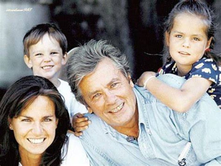 Alain Delon family, wife, children, parents, siblings