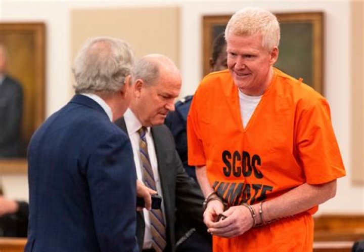 Alex Murdaugh during his sentencing for the murder of his wife and son