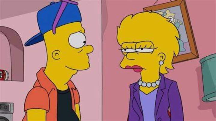 An adult Lisa and Bart from the Simpsons are in Lisa's room. 
