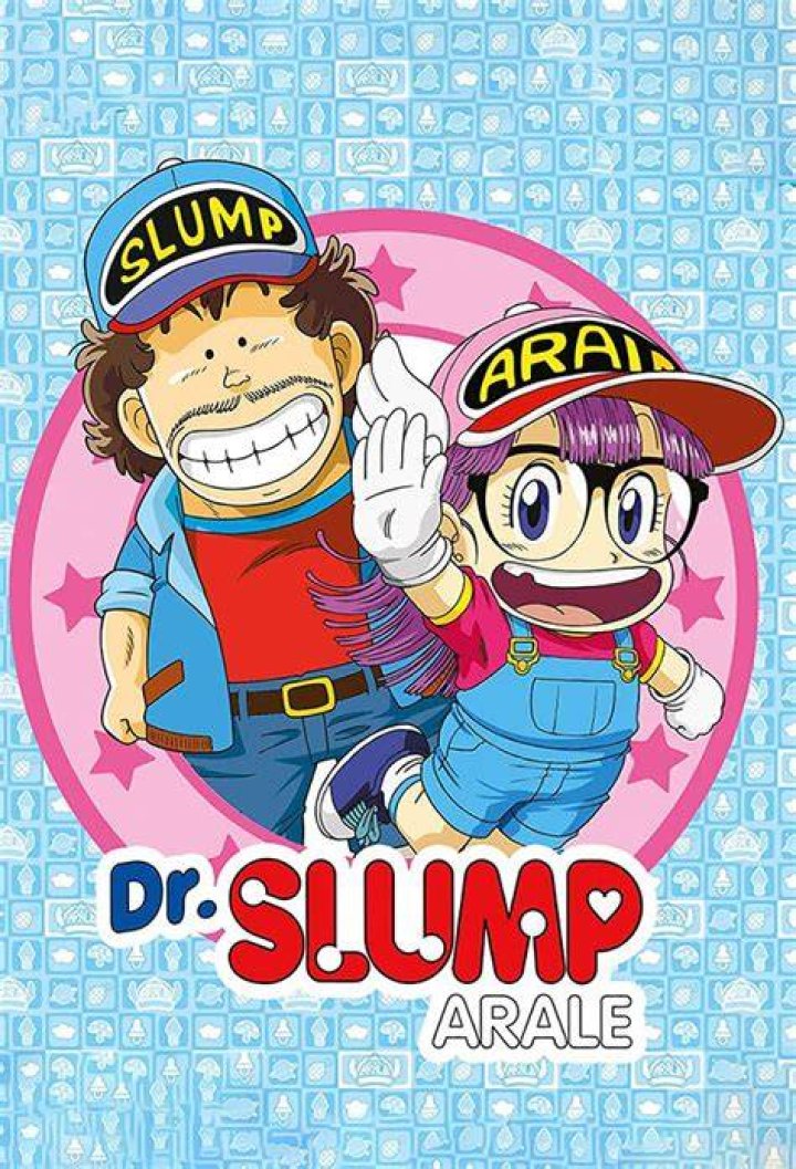 Arale from Dr.Slump smiling