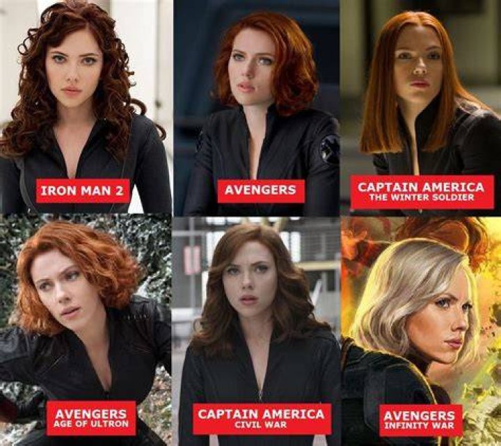 Black Widow short hairstyle 