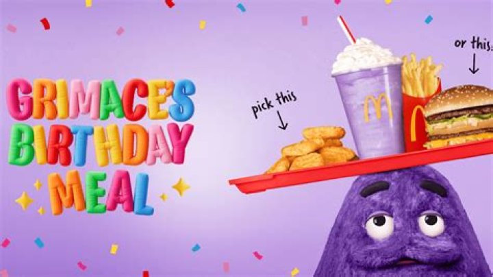 Celebrate Grimace’s Birthday: McDonald’s Grimace Birthday Meal and purple shake, explained