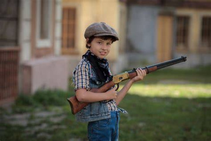 Child with gun