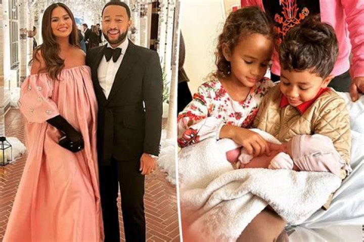 Chrissy Teigen shares the first photo and name of her new baby with John Legend