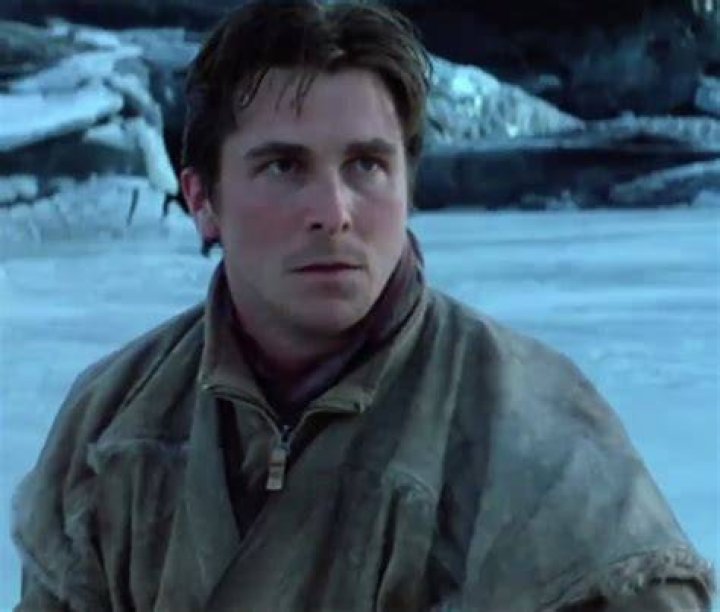 Christian Bale in the Snow at the end of 'The Pale Blue Eye'
