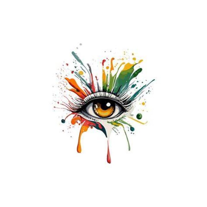 Colorful, minimalist style new eye for Big Brother UK 2023, with psychedelic colors