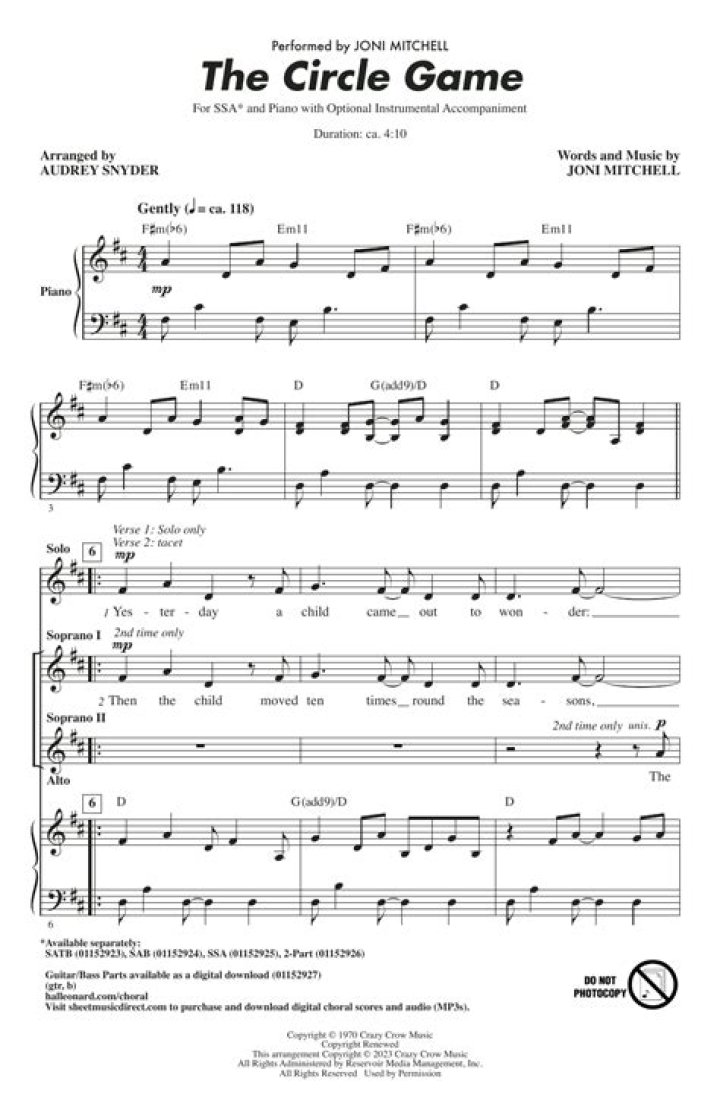 Did Joni Mitchel write the circle game? – Celebrity