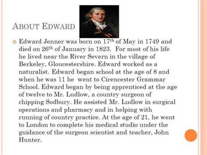 Edward Jenner Biography - Childhood, Life Achievements & Timeline