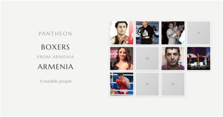 Famous Armenian Boxers