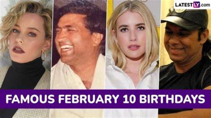 February 10 Birthdays Of Famous People 