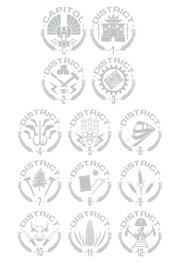 Five District Seals From The Hunger Games Released