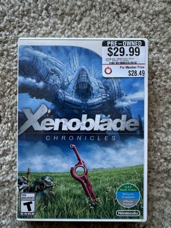 GameStop Charges $90 For Used Copies Of Xenoblade Chronicles