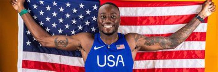 Grant Holloway at the USATF Championships 2022