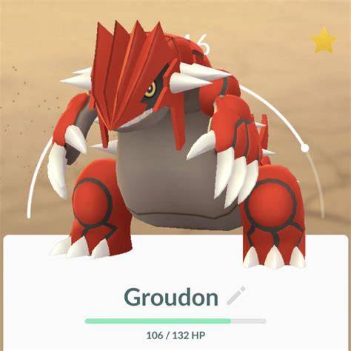 Groudon from Pok&eacute;mon Go