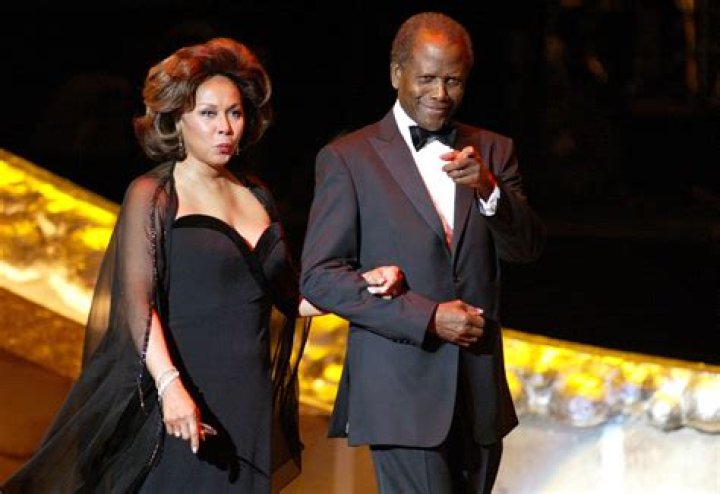 How long did Diahann Carroll date Sidney Poitier?
