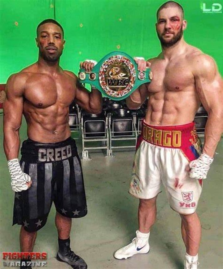 How much did Viktor Drago weigh in Creed 2?