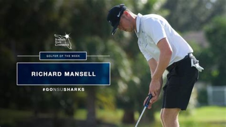 Is Richard Mansell golfer related to Nigel Mansell?