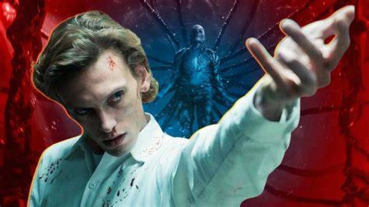 Jamie Campbell Bower as Vecna and Millie Bobbie Brown as Eleven in 'Stranger Things 5 Vol 2'