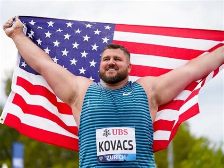 Joe Kovacs parents: Joanna Kovacs, Joseph Kovacs