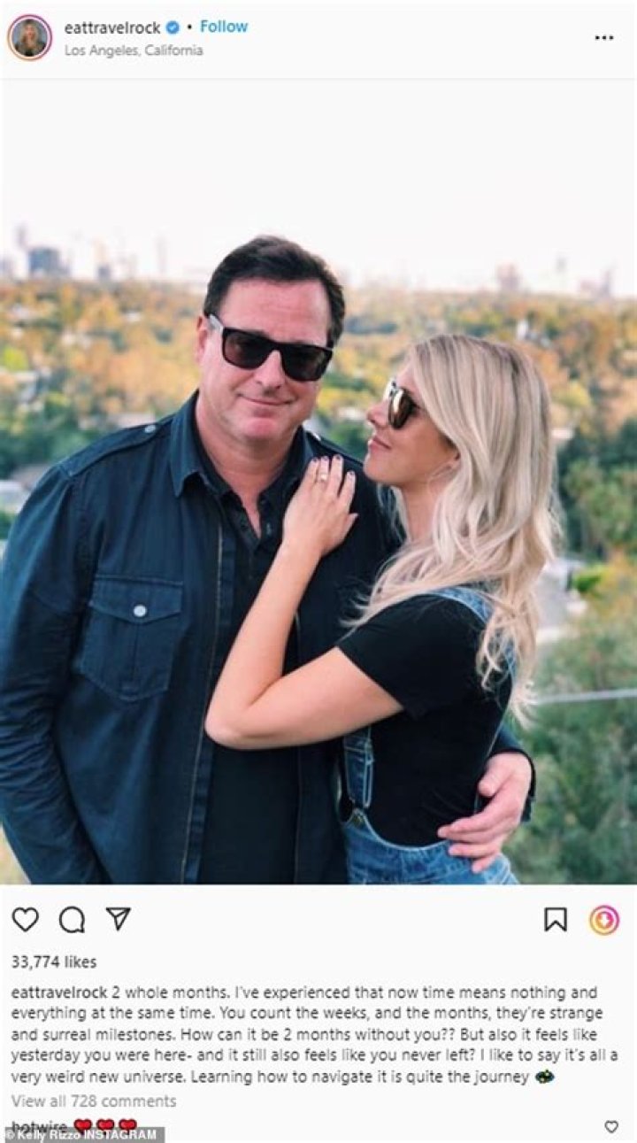 Kelly Rizzo marks two months since Bob Saget’s death with a somber Instagram post