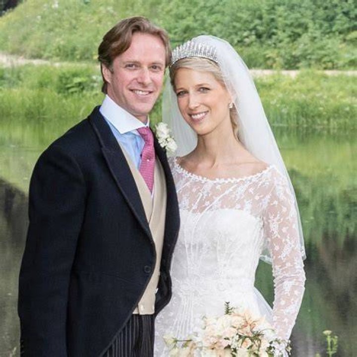 Lady Gabriella Windsor and Thomas Kingston leave after marrying in St George's Chapel on May 18, 2019 in Windsor, England. 