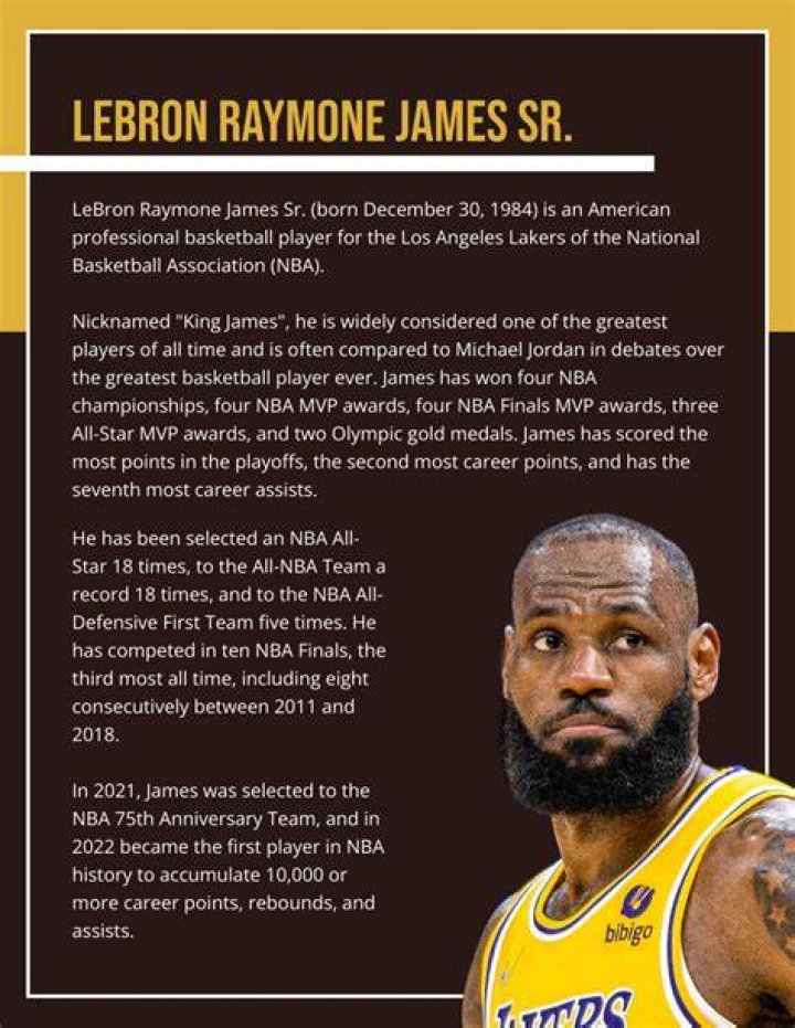LeBron James Biography
