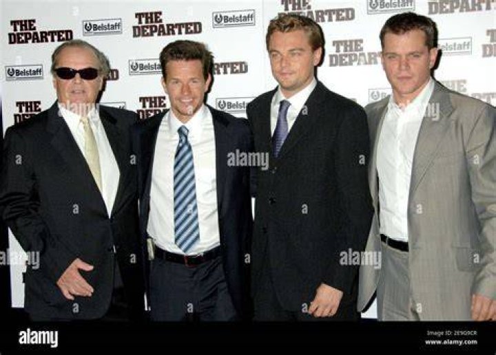 Leonardo DiCaprio and Jack Nicholson in The Departed