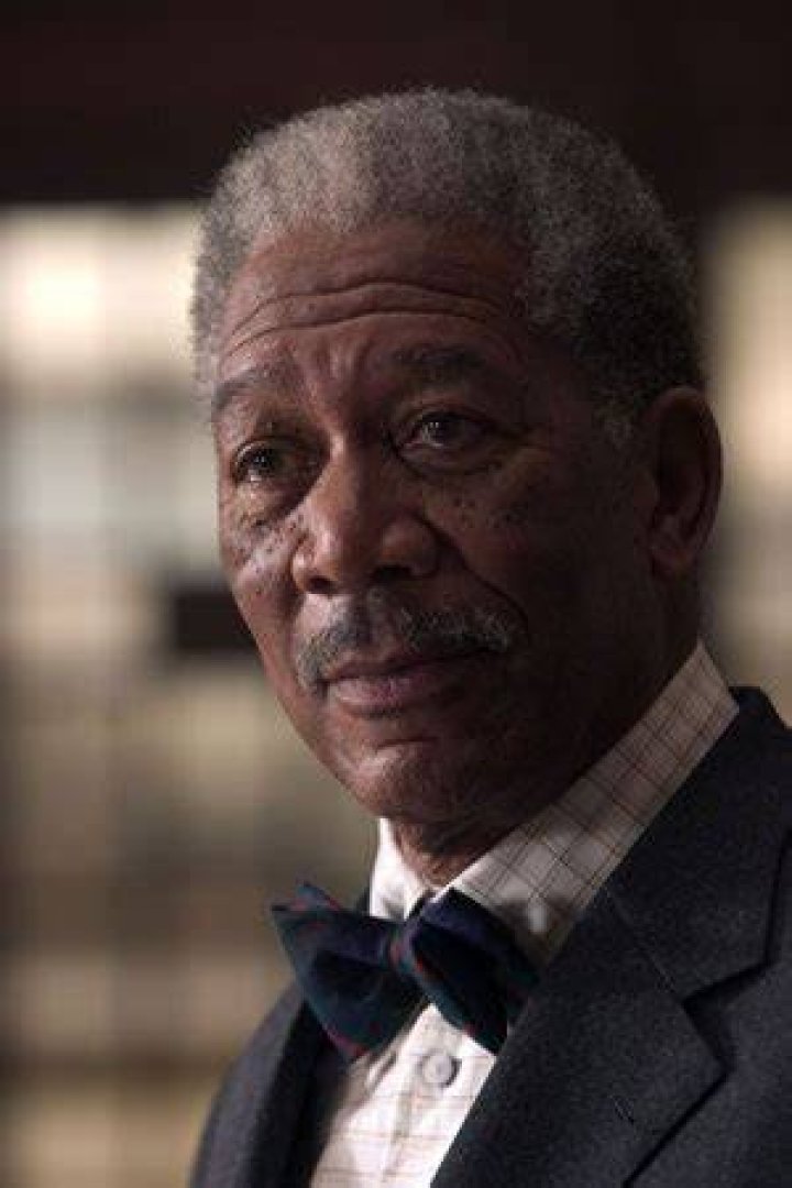 Lucius Fox (Morgan Freeman) and Bruce Wayne (Christian Bale) in The Dark Knight Rises