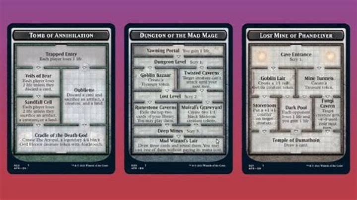 Magic: The Gathering Reveals New Dungeon Synergy Cards For Adventures In The Forgotten Realms