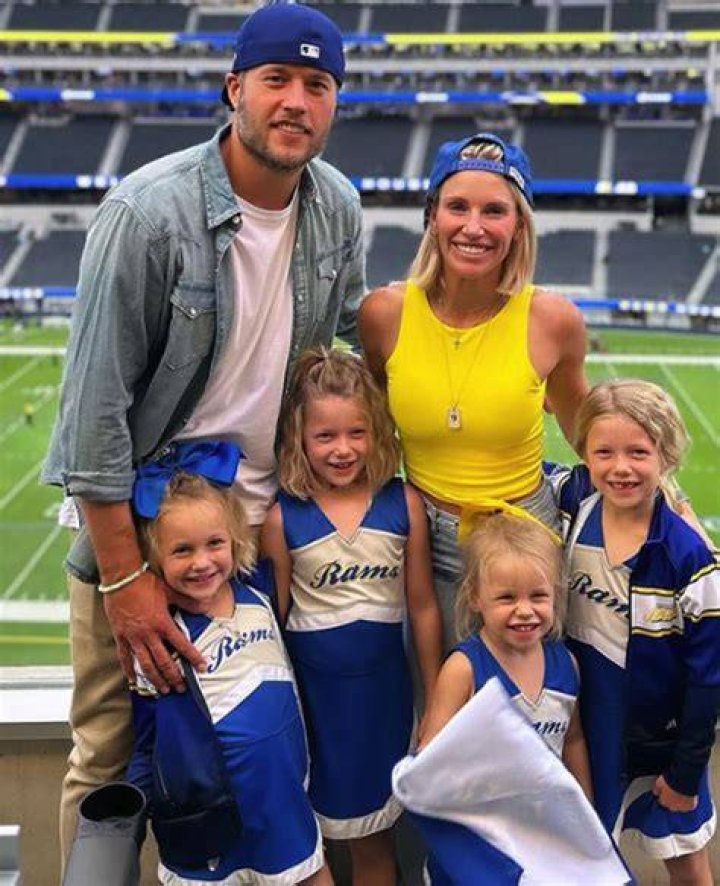 Matthew Stafford family, wife, children, parents, siblings