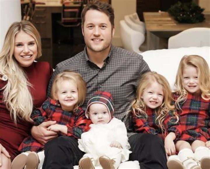 Meet Matthew Stafford children Tyler Hall, Chandler, Sawyer and Hunter Hope
