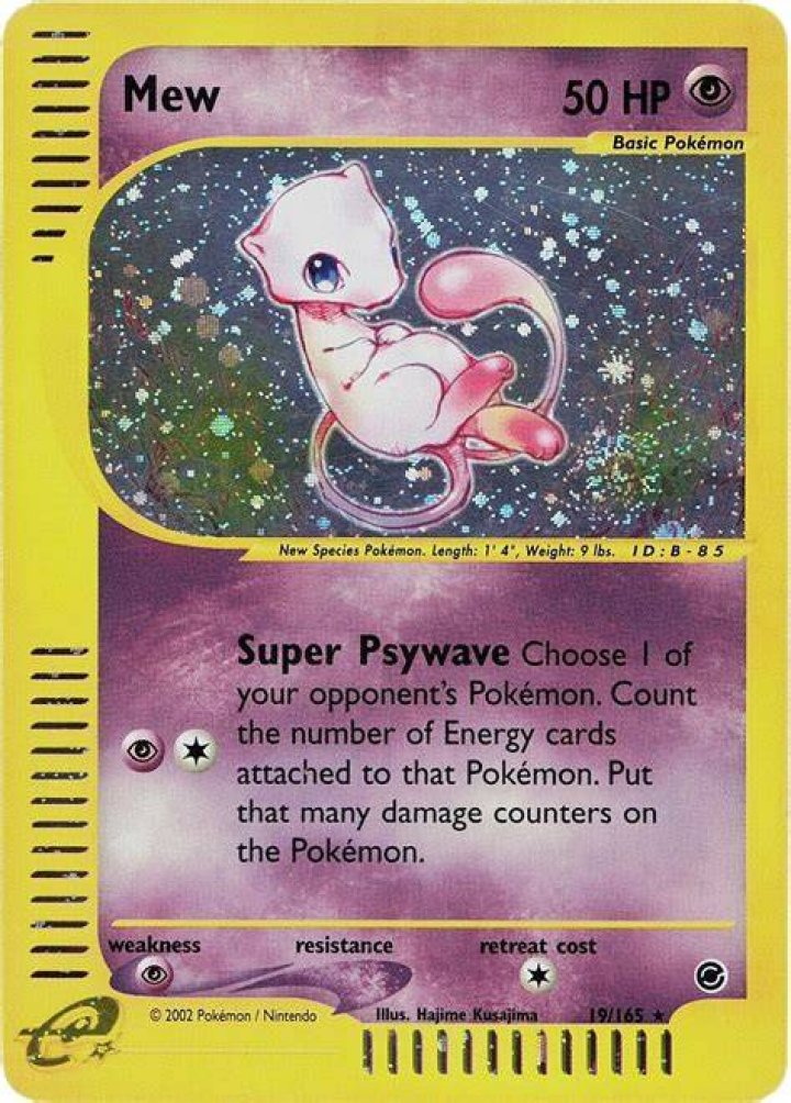 Mew Pok&eacute;mon Card