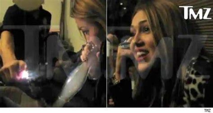 Miley Cyrus Bong Hit Video