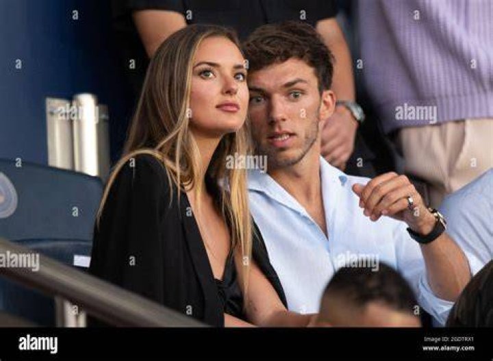 Pierre Gasly and his girlfriend Katerina Berezhna