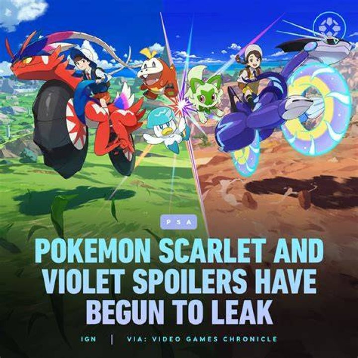 ‘Pokemon Scarlet’ and ‘Violet’ leaks have begun surfacing, you’ve been warned