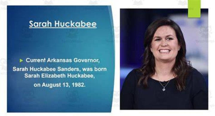 Sarah Huckabee ... Biography