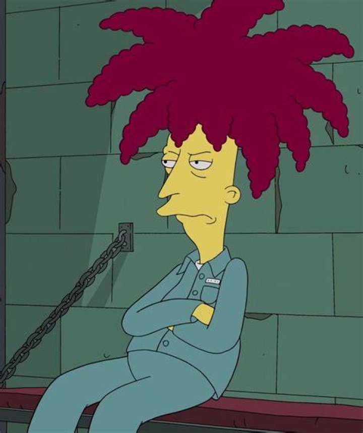 Sideshow Bob is wearing a military uniform in The Simpsons. 