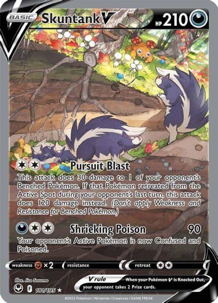 Skuntank Pokemon card