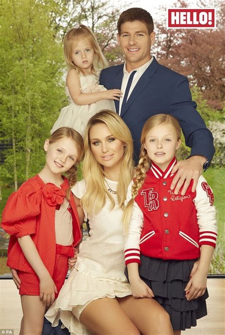 Steven Gerrard family, wife, children, parents, siblings