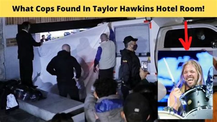 Taylor Hawkins hotel room photos