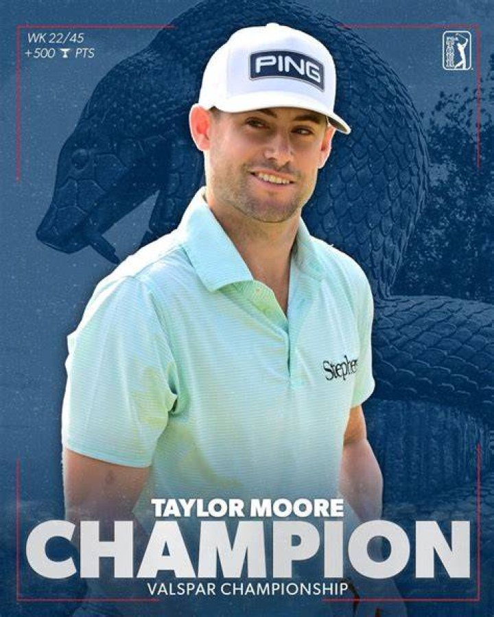 Who is Taylor Moore caddie Chris Tichenor? Wiki, age, family, net worth 1 Taylor Moore 1