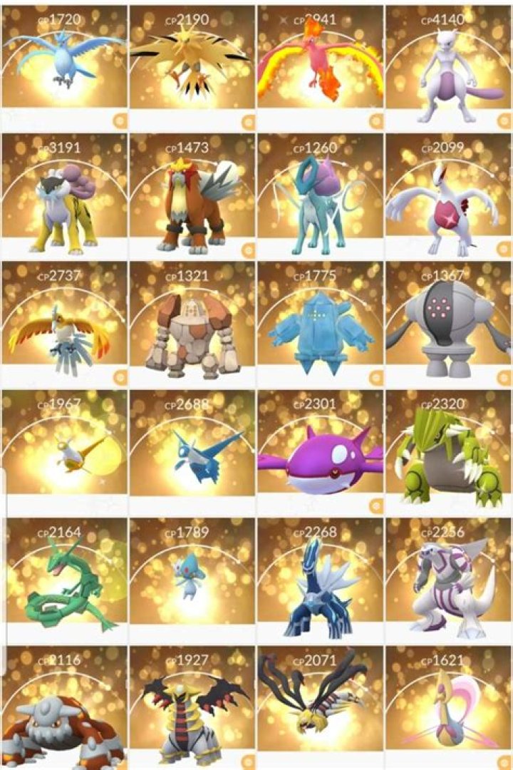 The 15 best Legendary Pokémon in Pokémon Go
