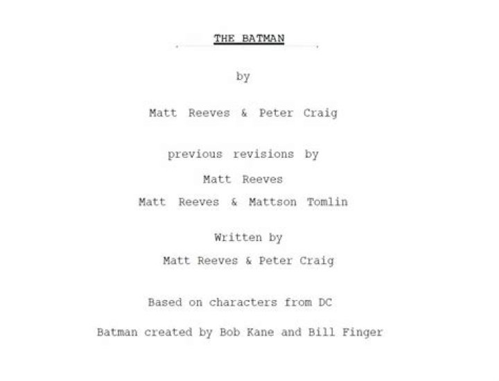 The Batman Script Is Almost Complete, But It Won’t Adapt Year One