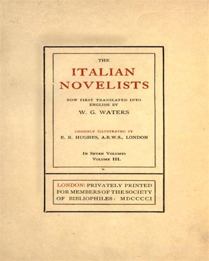 The Greatest Italian Novelists