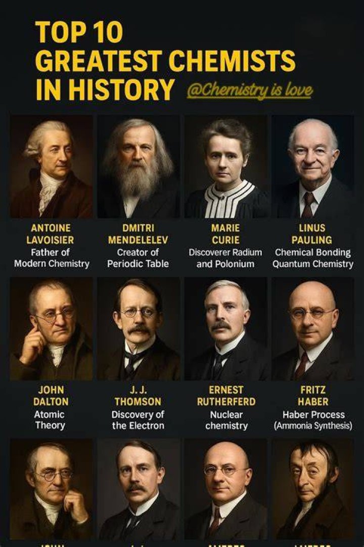 The Greatest Swedish Chemists