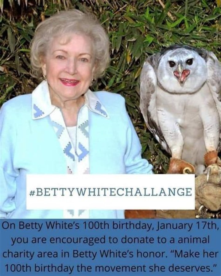 Today marks Betty White's 100th birthday