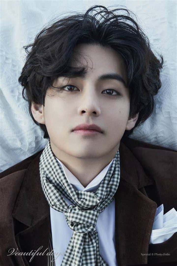 V/Kim Taehyung in a concept photo for new album 'Layover'.