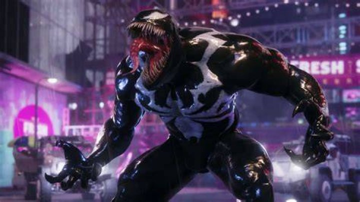 Venom screaming in Insomniac's "Spider-Man 2"