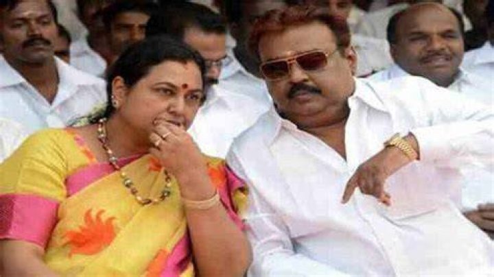 Vijayakanth family, wife, children, parents, siblings