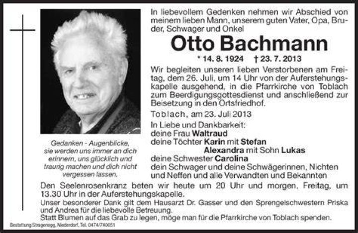 Was Otto Bachmann Real? – Celebrity